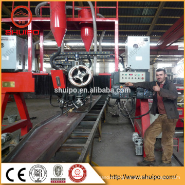 3-in-1 Intergrated H beam assembling welding and straightening integral machine H beam production line